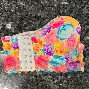 PINK Victoria's Secret Colorful Floral Bra